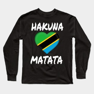Tanzania Flag Flag Long Sleeve T-Shirt